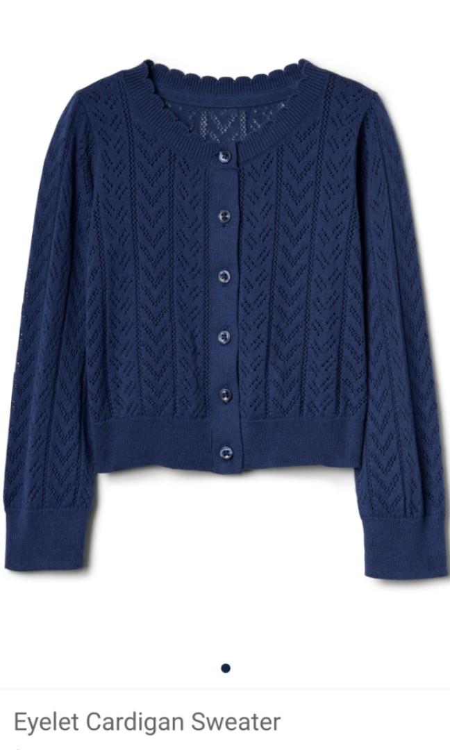 eyelet cardigan