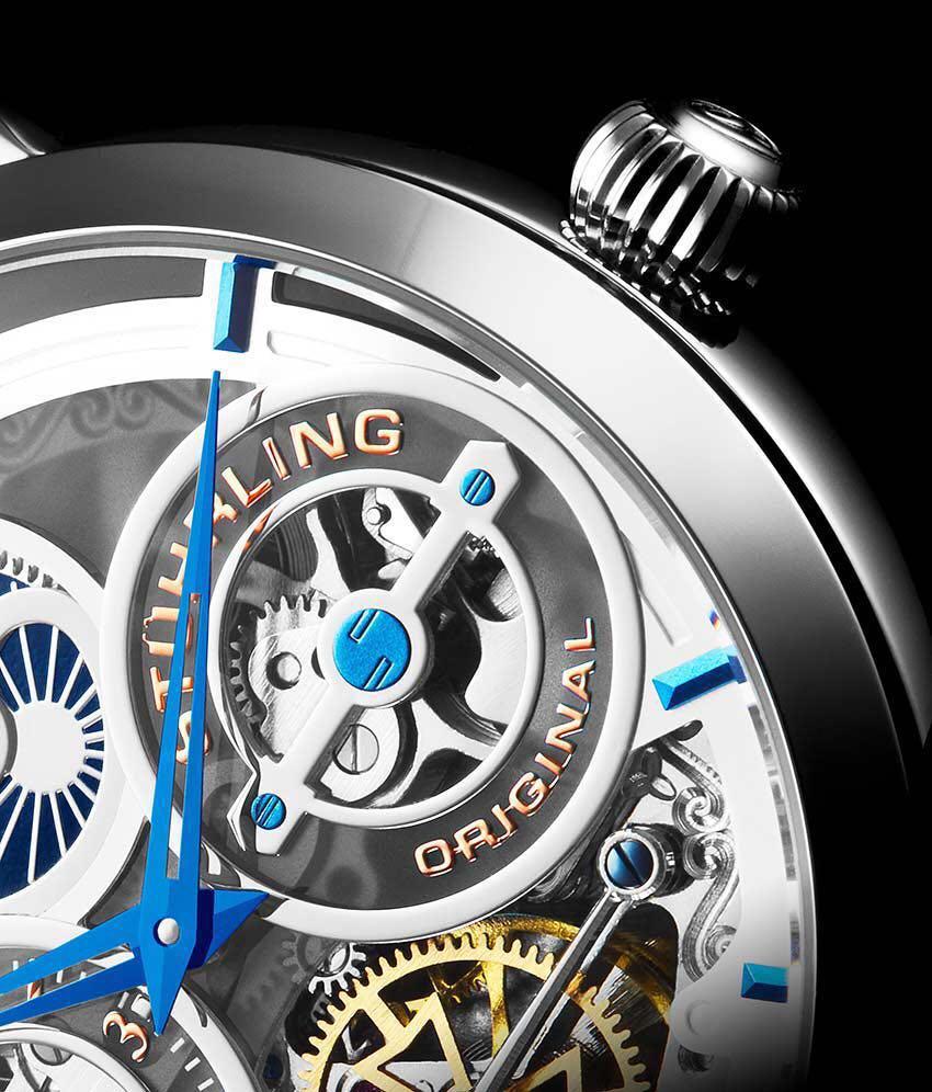 Luciano 371a automatic 45mm skeleton new arrivals