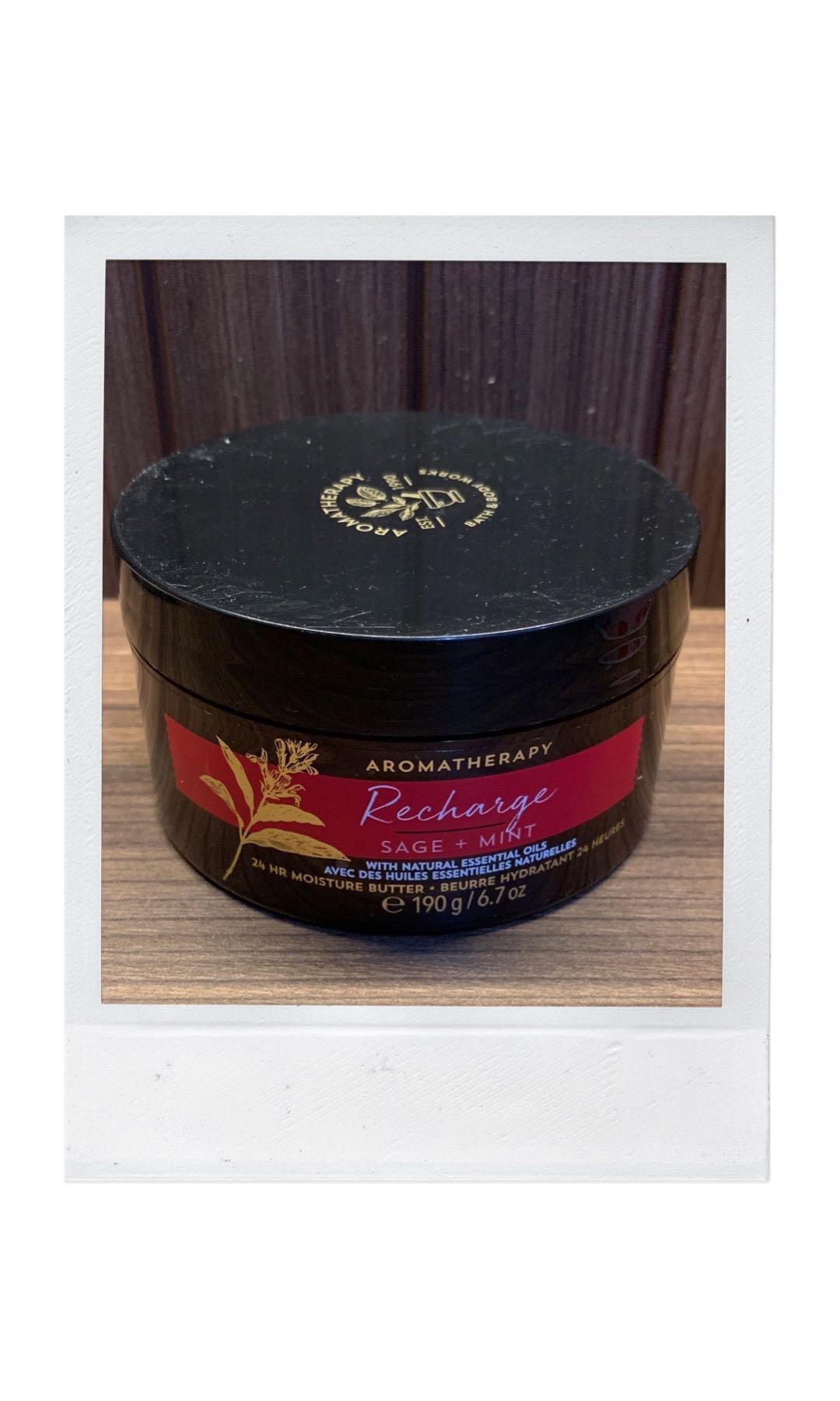 Bodylotion Bath Body Works Aromatherapy Recharge Sage