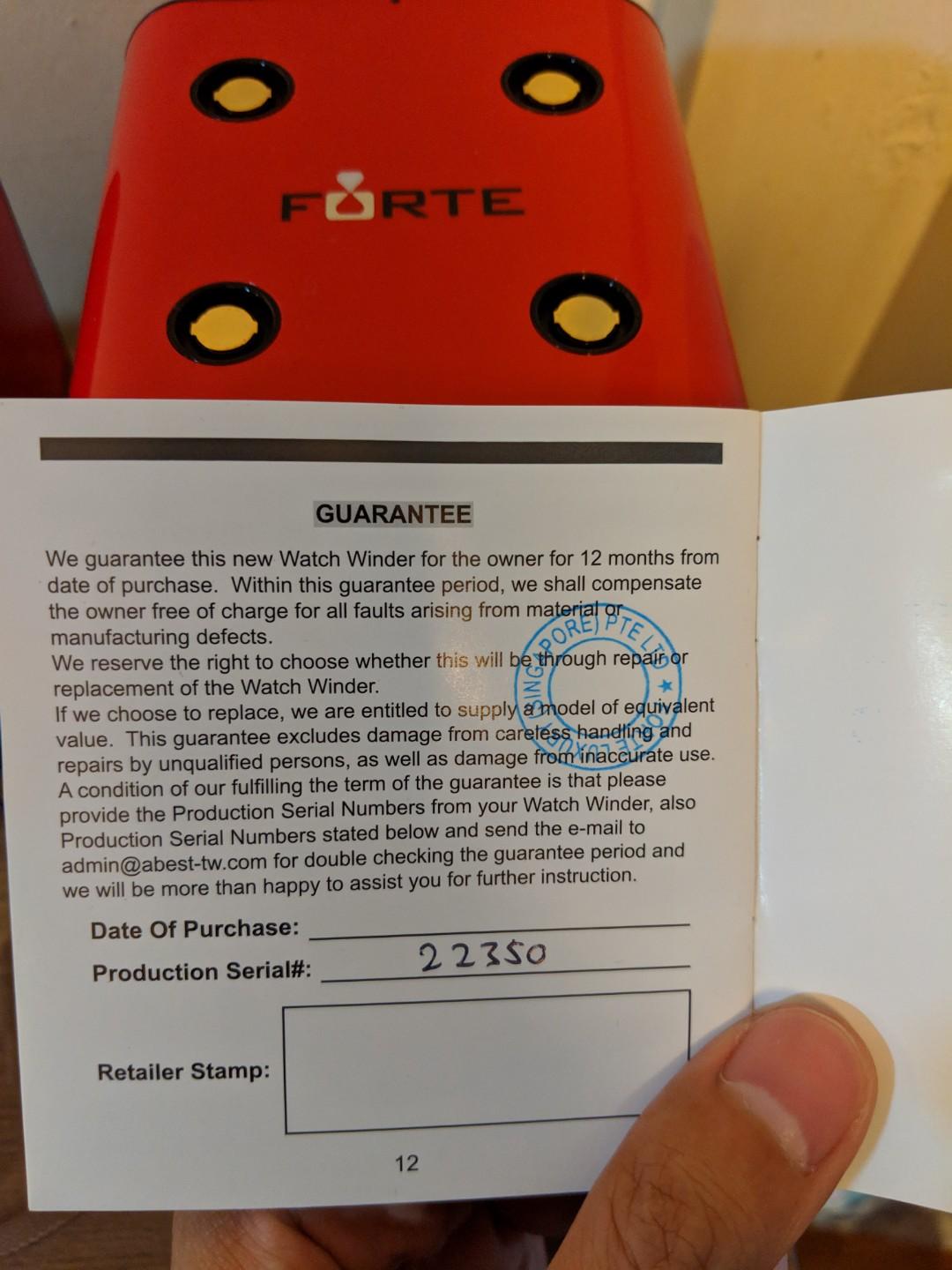 Used Boxy watch winder, with warranty, Luxury, Watches on Carousell