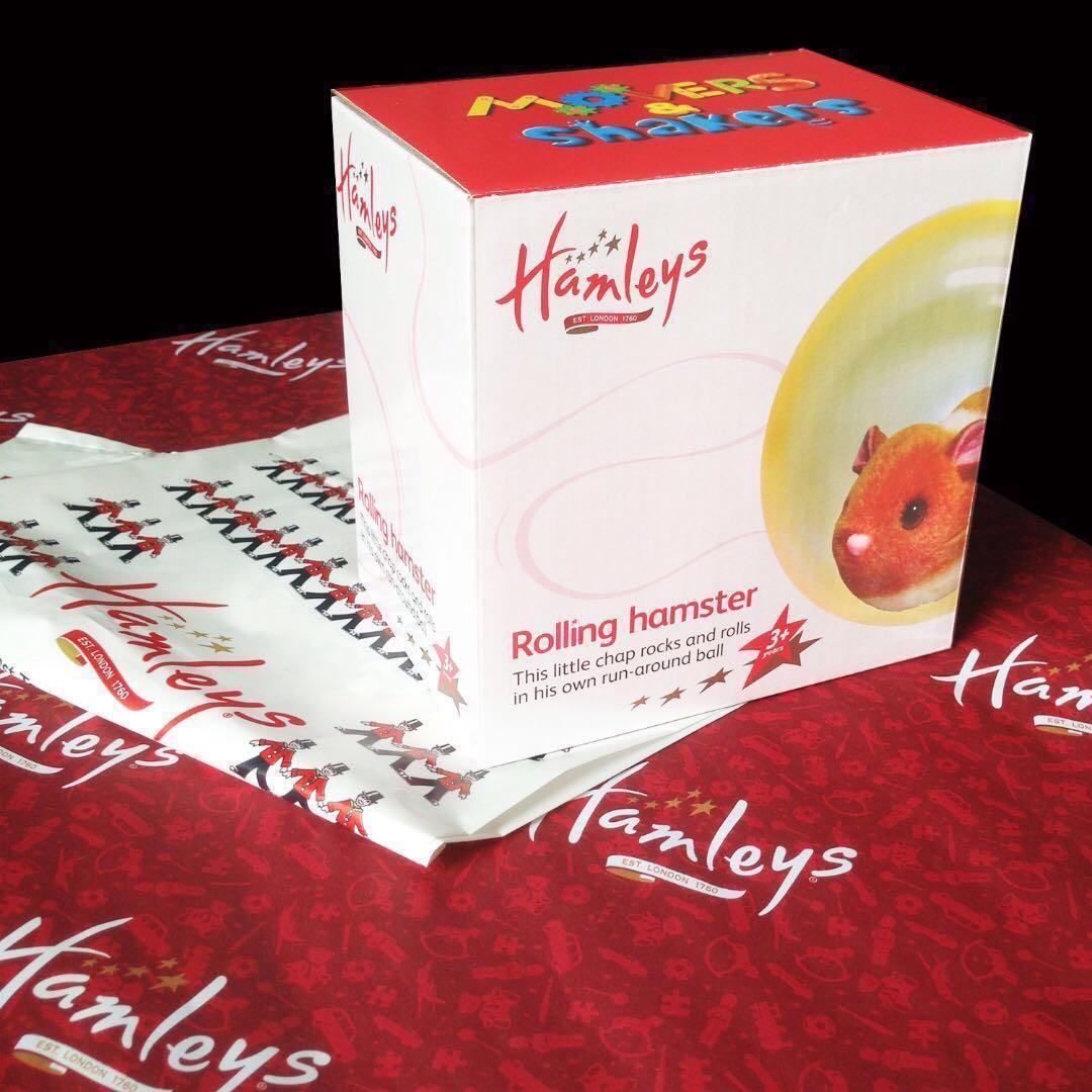 Brand New! Lifelike Cute & Cuddly Rolling Hamster Electronic Toy