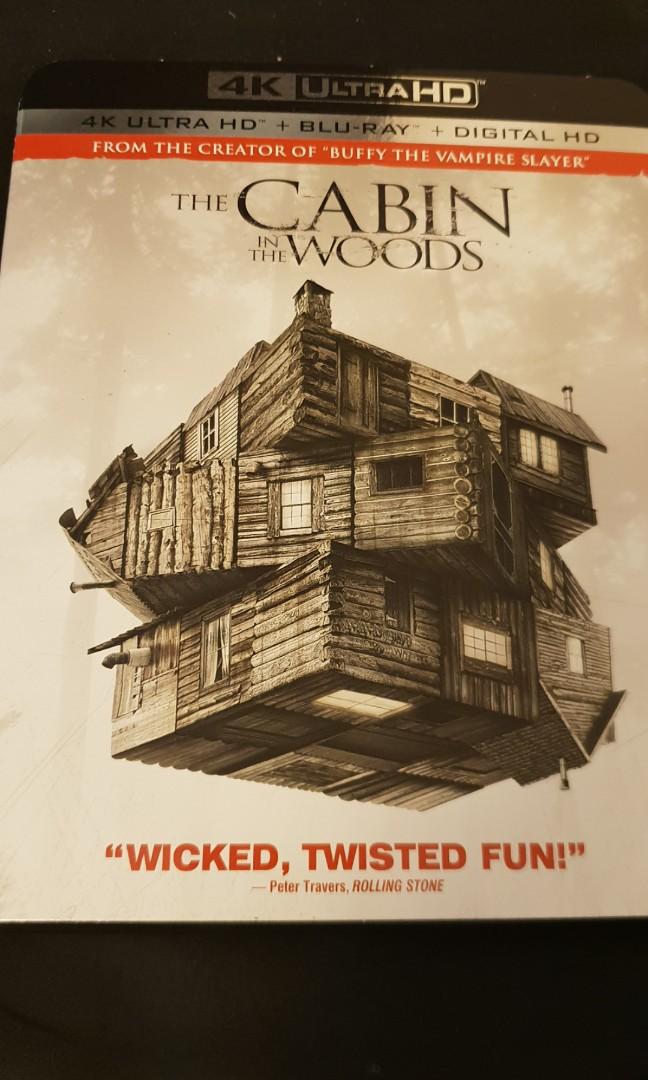 Cabin In The Woods 4k Uhd Blu Ray Movie Music Media Cds