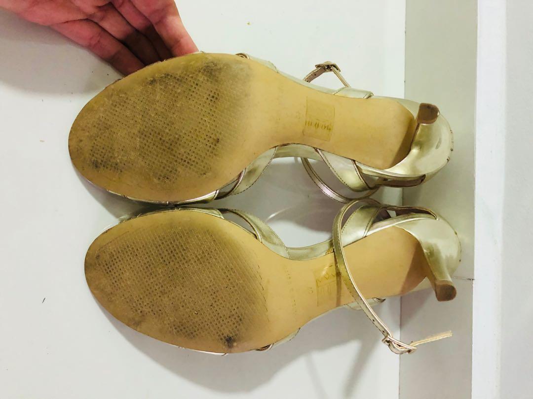 Gold heels 3.5 inch online