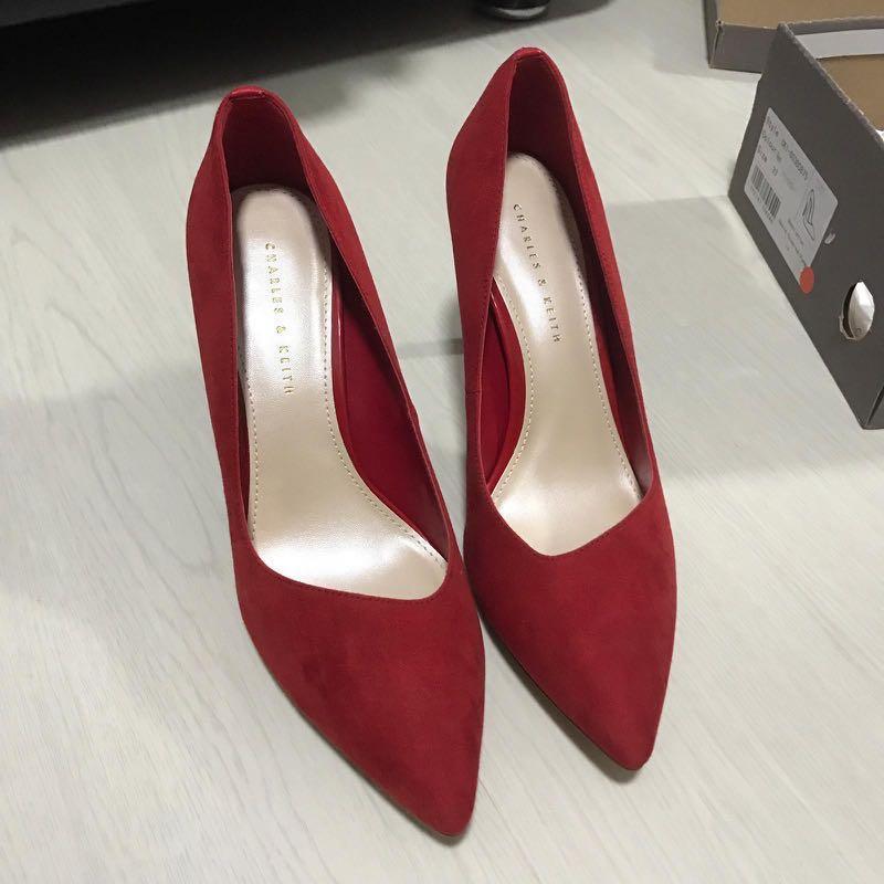 Red sales ombre heels
