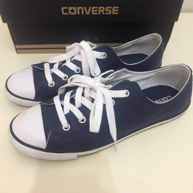 converse dainty navy blue