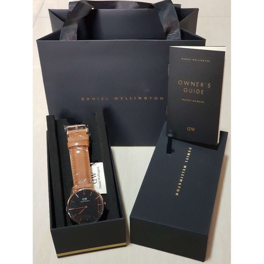 Daniel Wellington Dw Classic Black Durham Rose Gold 40mm 36mm Actual Product Image Luxury Watches On Carousell,Tsmym Byt Aldjaj