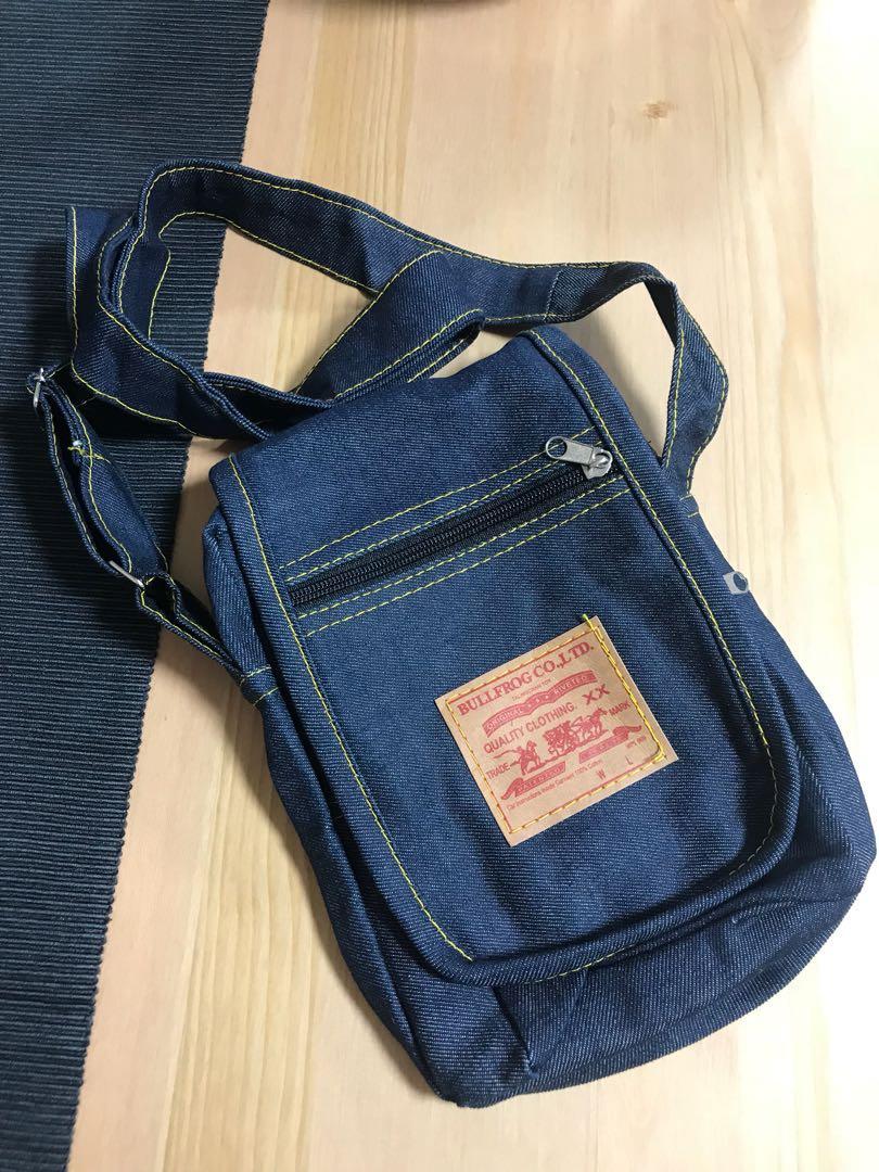 denim sling bag