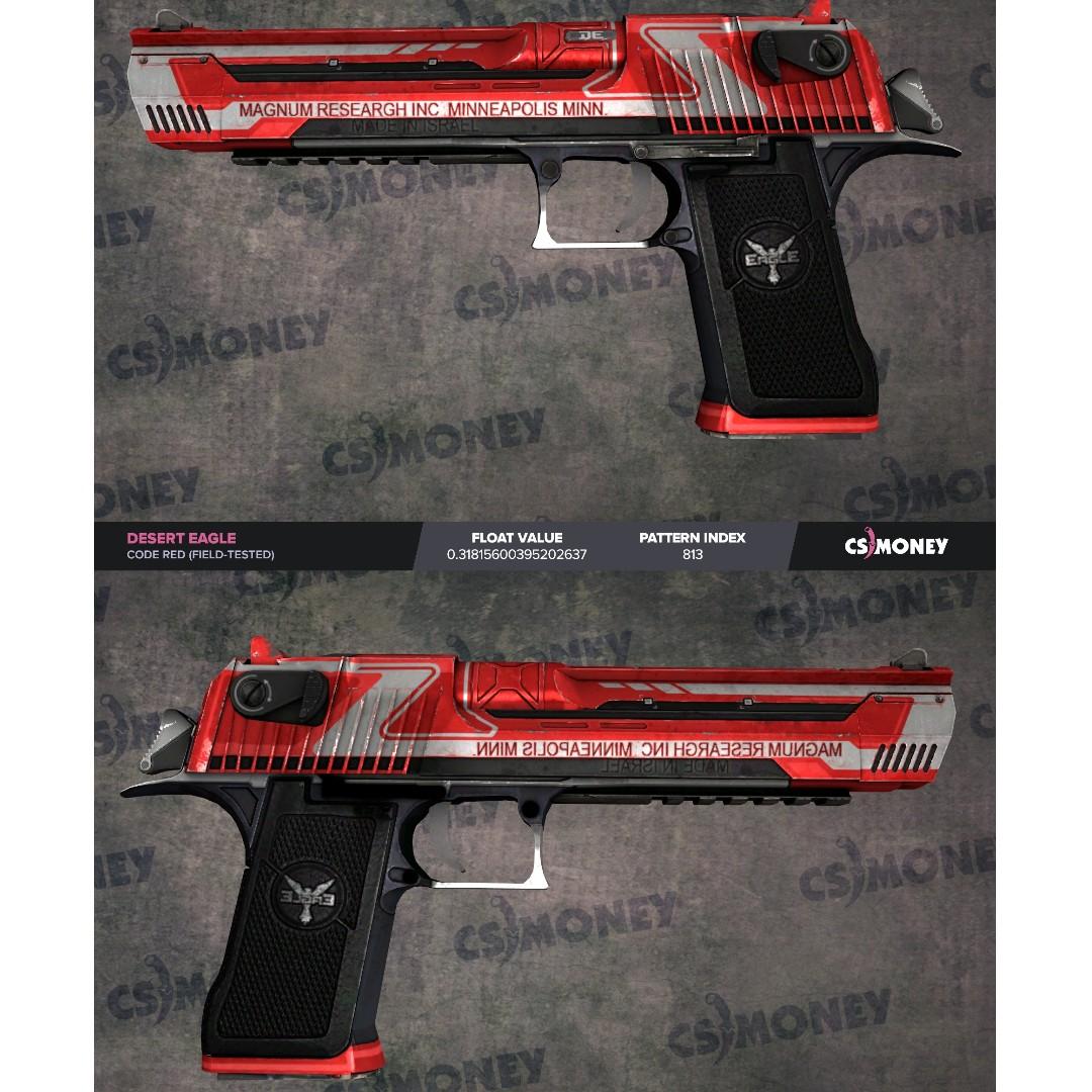 Desert Eagle Code Red (FT) CSGO, Video Gaming, Gaming Accessories, Game