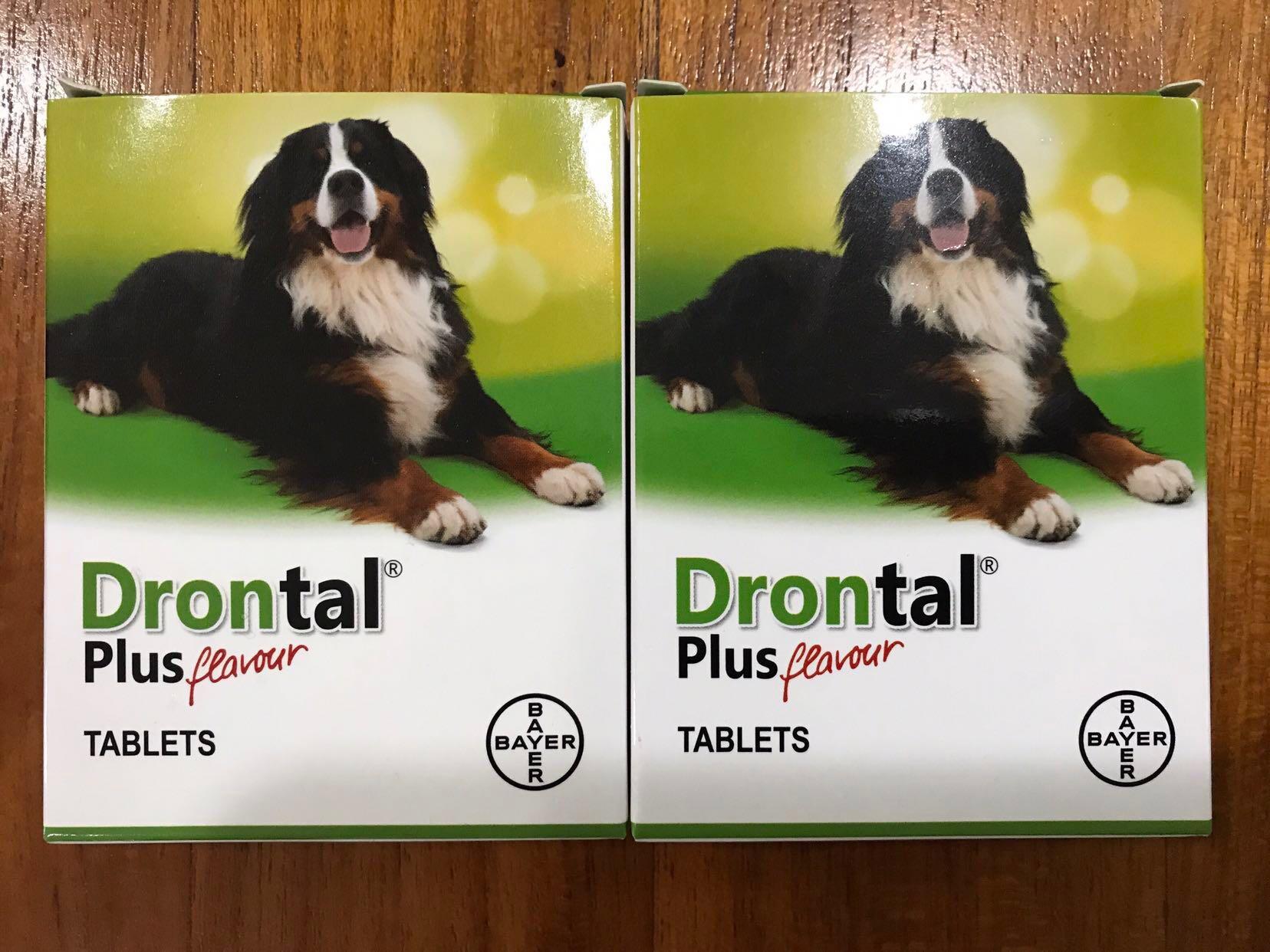 Drontal Plus Deworming Tablets For Dogs Pet Supplies Homes