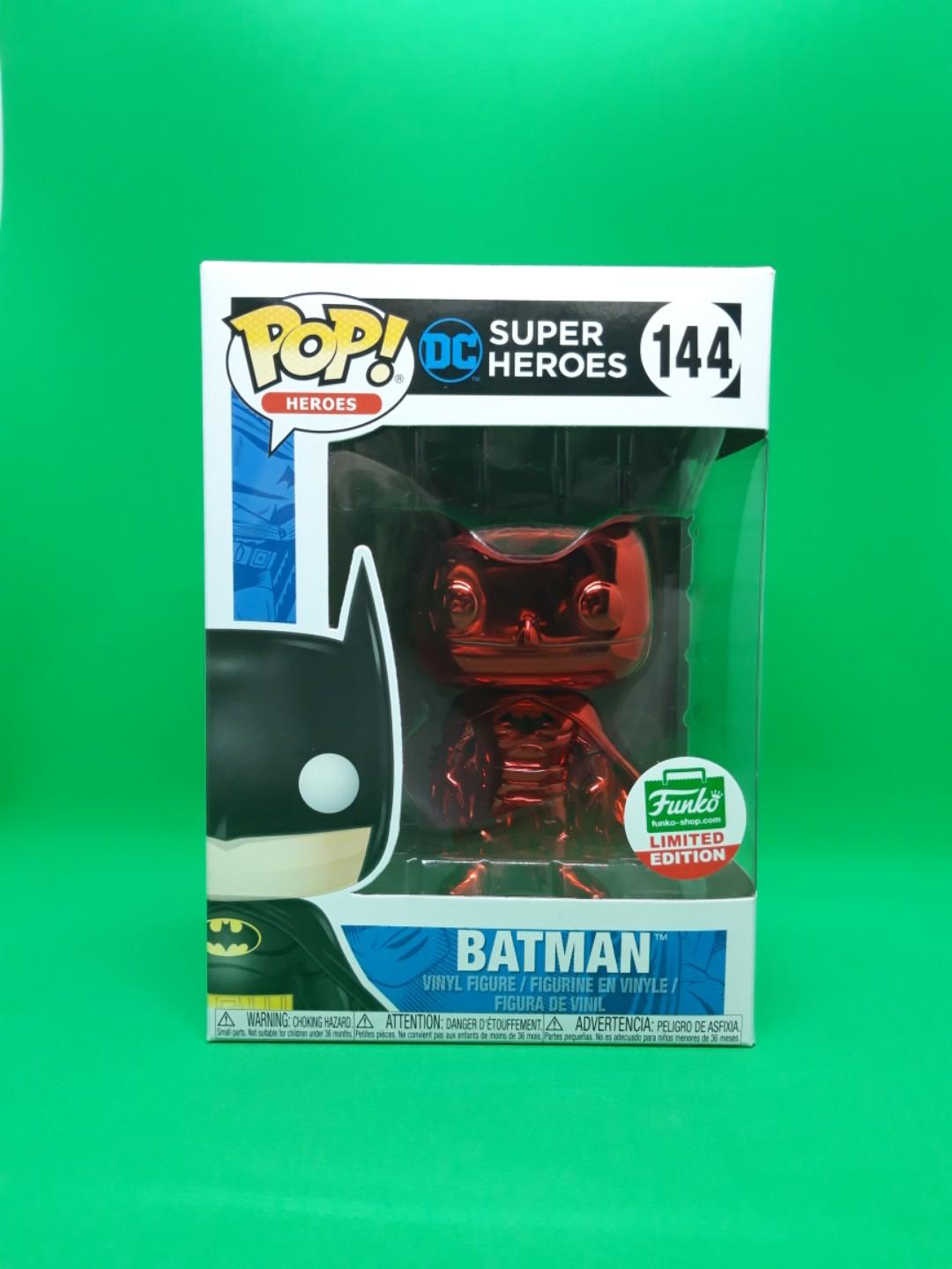 funko pop red chrome batman