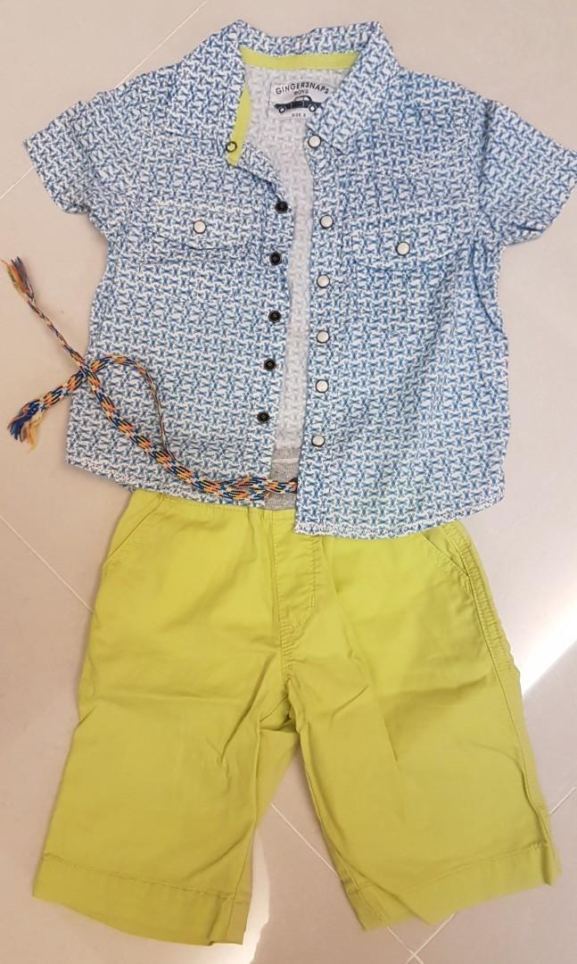 Gingersnap Boy Clothes 2 3 Years Old Babies Kids Boys Apparel