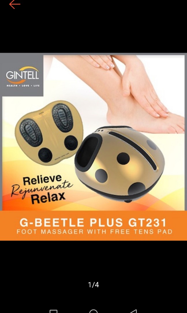 CNY888 Gintell GBeetle Plus Foot Massager with Tens Pad, Health