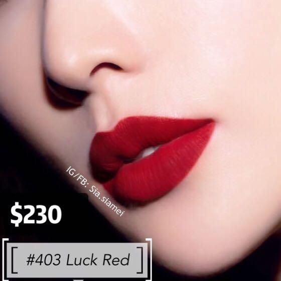 Armani lucky red sale