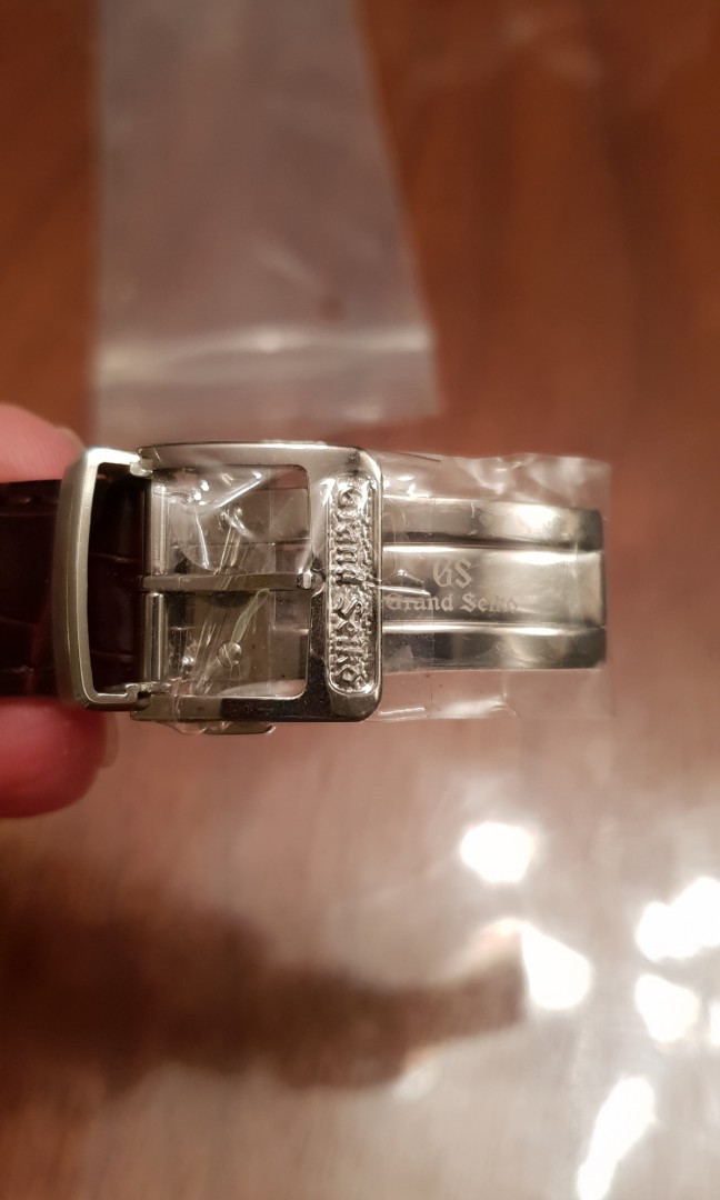 Grand seiko leather croc strap with buckle, Mobile Phones & Gadgets