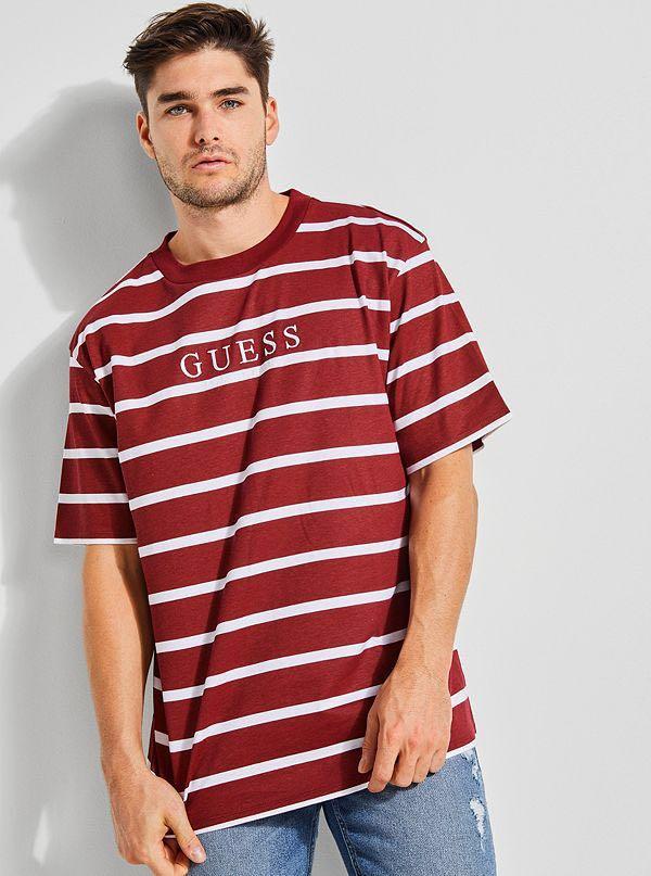Guess doheny striped tee hotsell