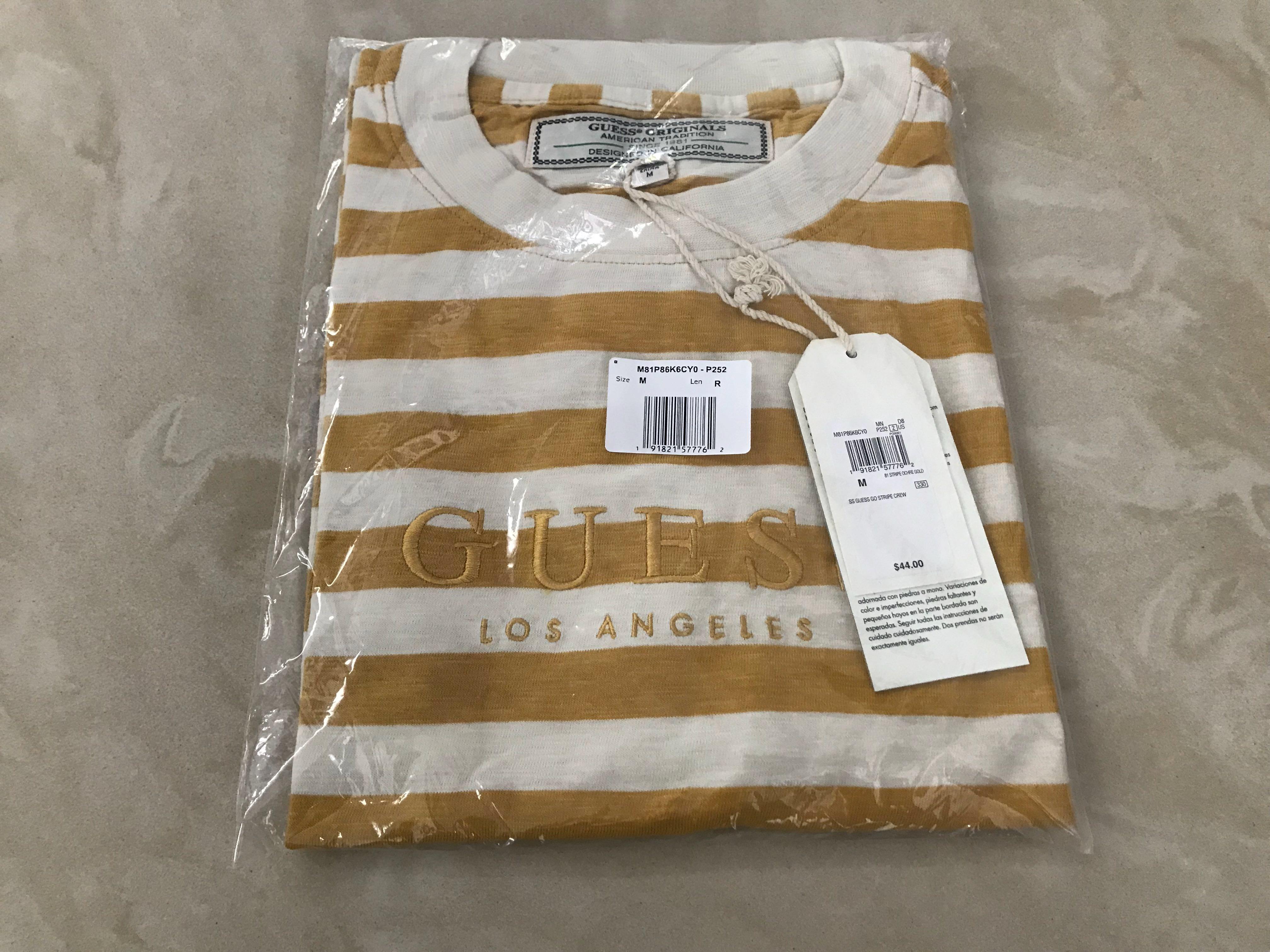 Guess yellow stripe cheap