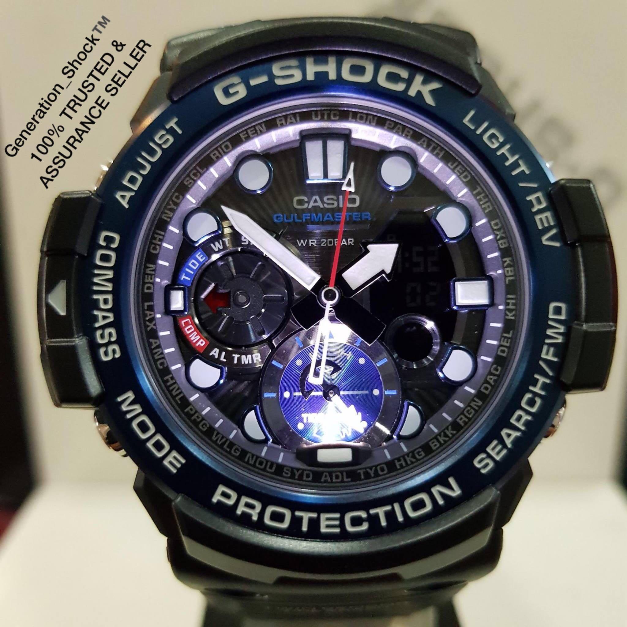 NEW GULFMASTER GSHOCK DIVER SPORTS WATCH 100 ORIGINAL AUTHENTIC CASIO G SHOCK GN 1000B 1A GN1000B 1A GN 1000 1A
