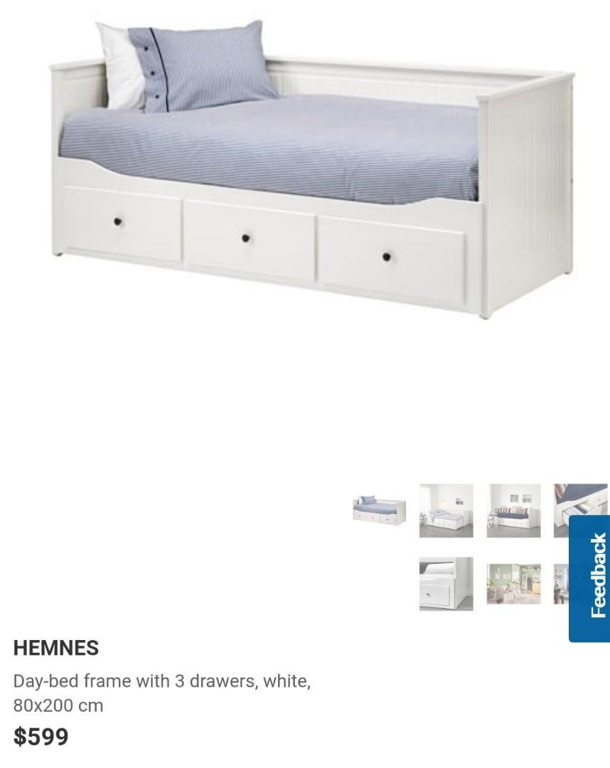 Hemnes Daybed Sofabed Sofa Ikea Urgent Sale Furniture Sofas On Carousell