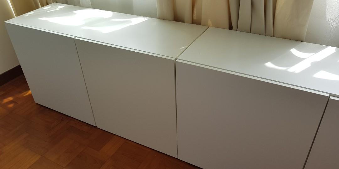 Ikea Besta Cabinet One Furniture Shelves Drawers On Carousell