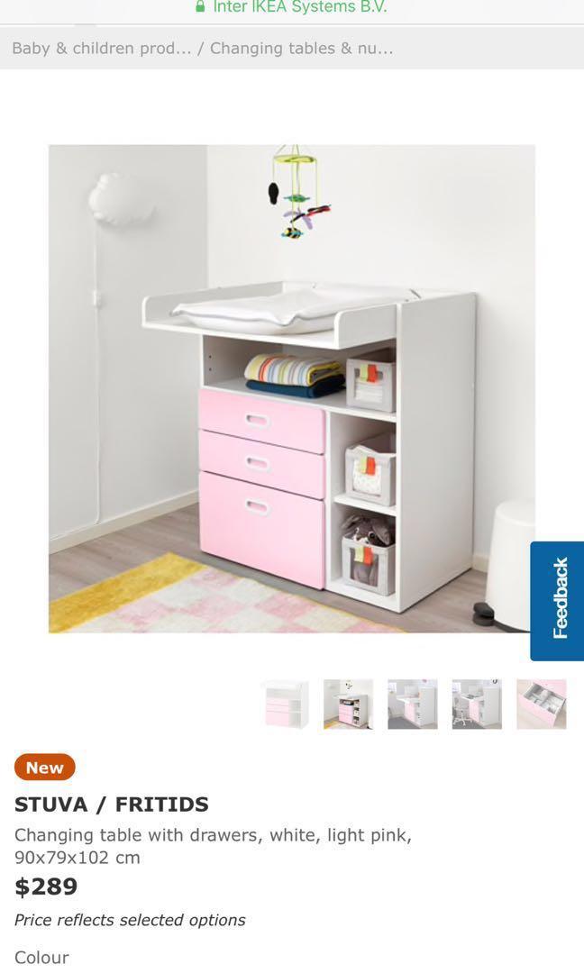 IKEA change table, Furniture & Home Living, Furniture, Tables & Sets on
