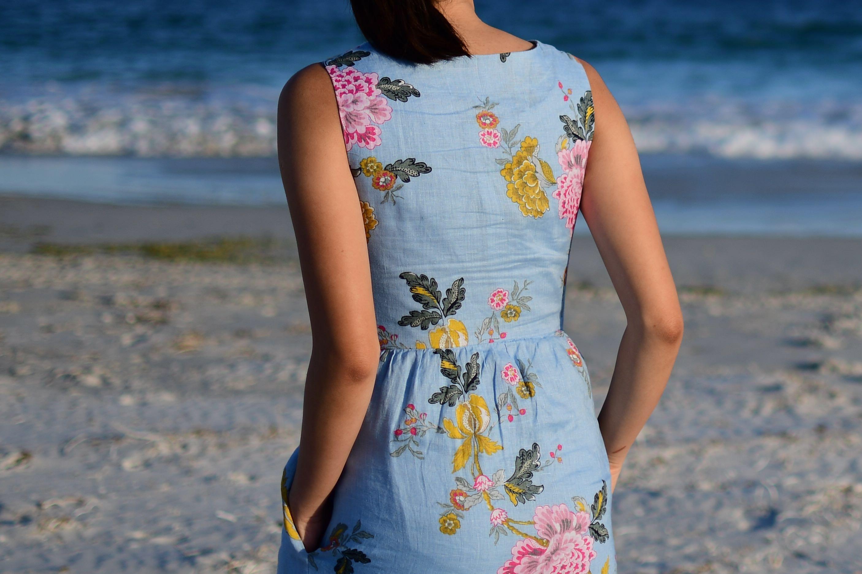 Joules lisia cheap linen floral dress
