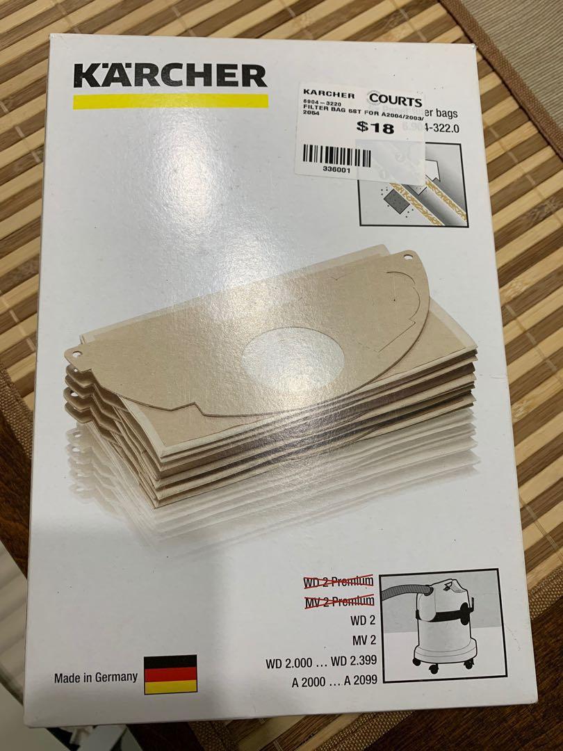 Karcher Vacuum Cleaner WD2 filter bag 