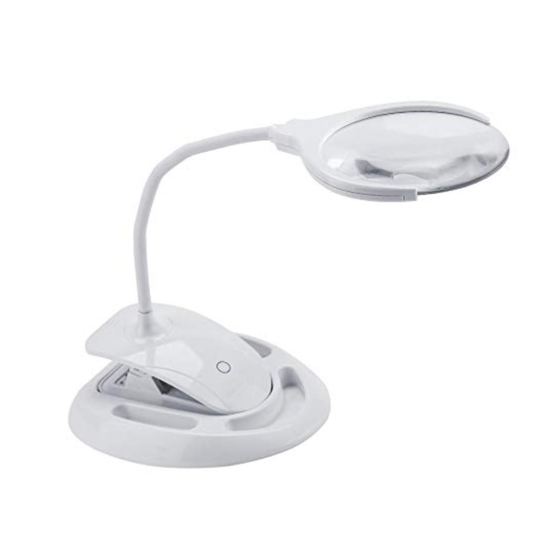 Led Magnifier Lamp Magnifying Desk Lamp With Clamp Reading Lamp