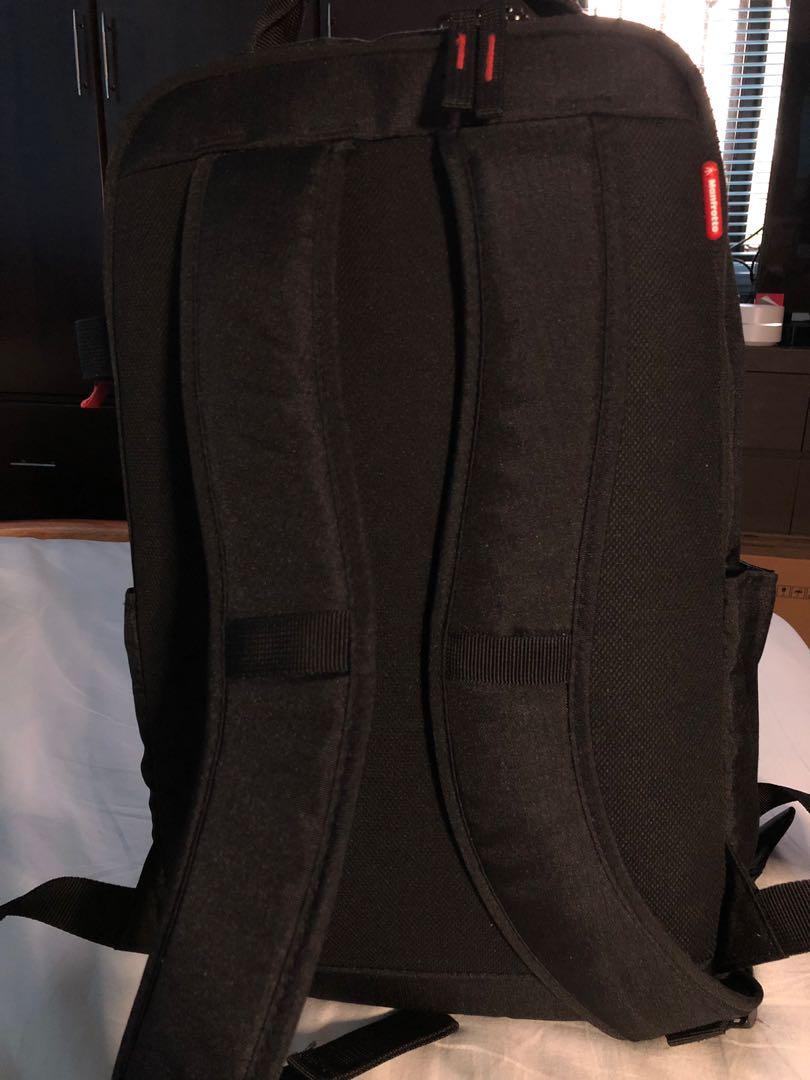 Manfrotto Camera Backpack (Category: Backpacks) located in Quezon City. Submitted by mike525 (Listing ID 211606585, Image 3). Description: Hi I’m selling my Manfrotto Backpack with Camera partition and laptop compartment. RFS: Bought a bigger backpack with more lens compartments. Price is still negotiable..