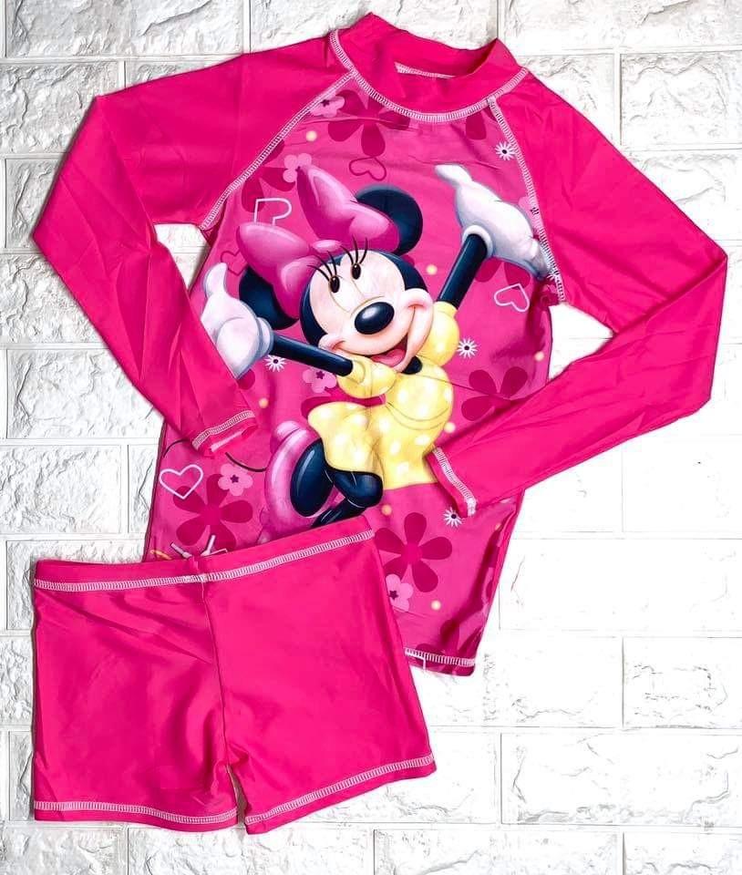 Minnie mouse rash guard swimsuit online