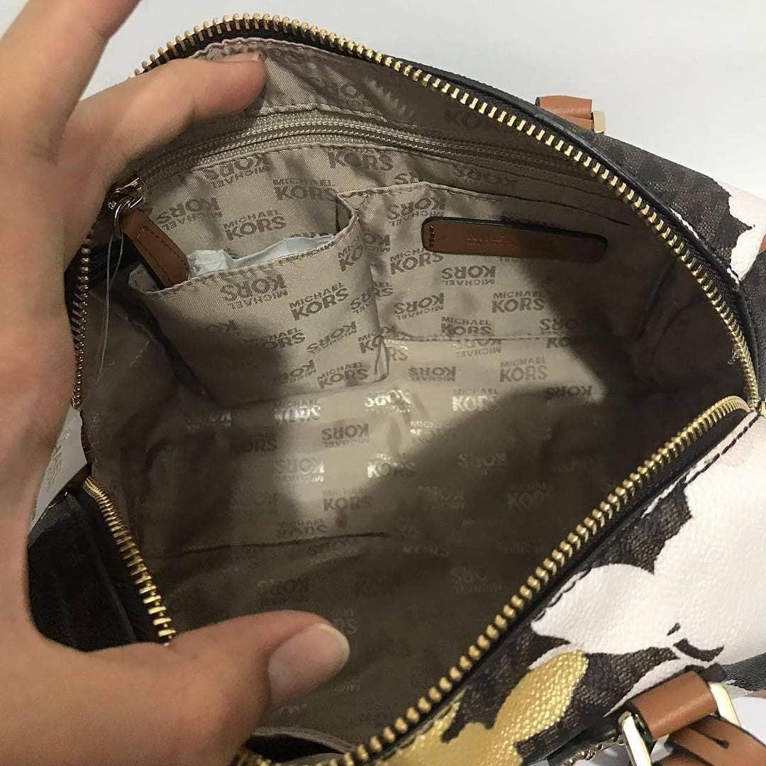 Mk aria on sale small satchel