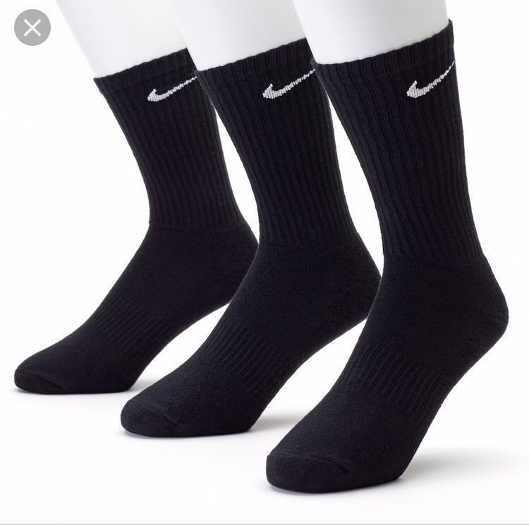 nike long black socks, Men's Fashion, Activewear on Carousell