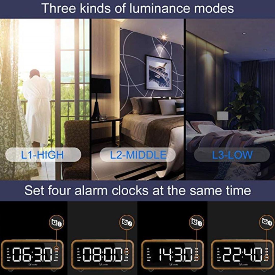 P14 Alarm Clock, Digital Alarm Clock Radio, Lorretta Alarm Clocks, Clock Radio Alarm Bedside
