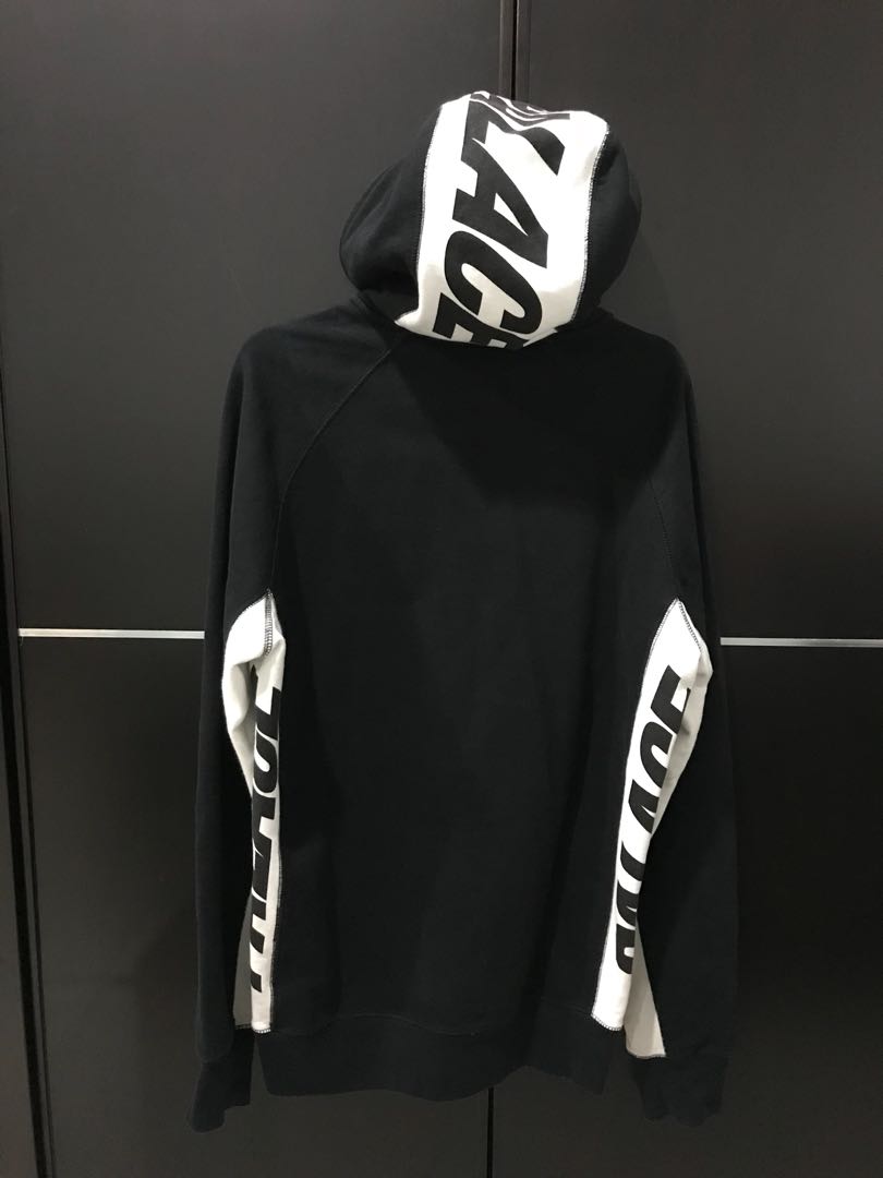Palace blocker zip hood black Palace hoodie Original Fesyen