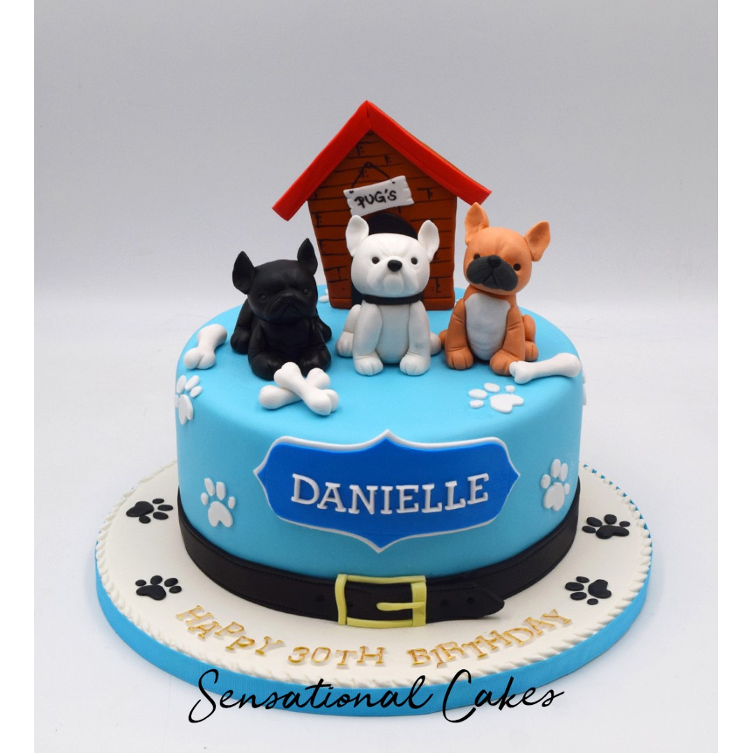 Pets Dog Puppy Dog Lover Theme 3d Birthday Cake Singaporecake Food