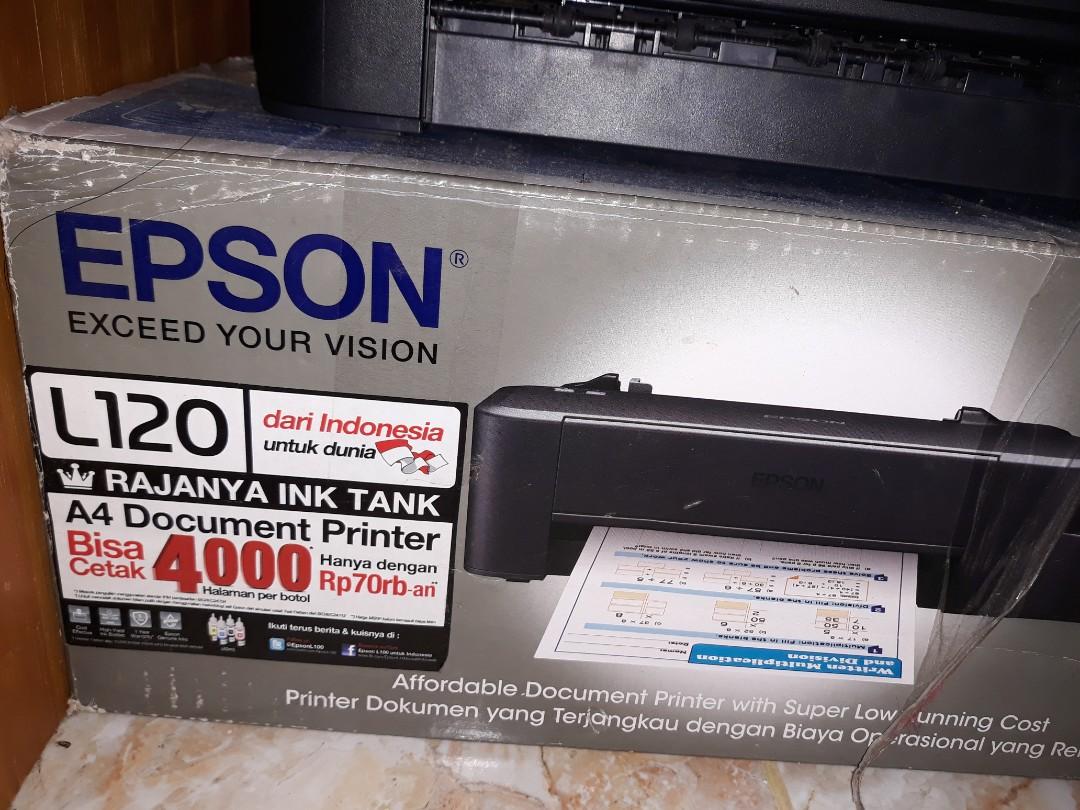 Printer Epson L120 Murah Elektronik Bagian Komputer And Aksesoris Di Carousell 1385