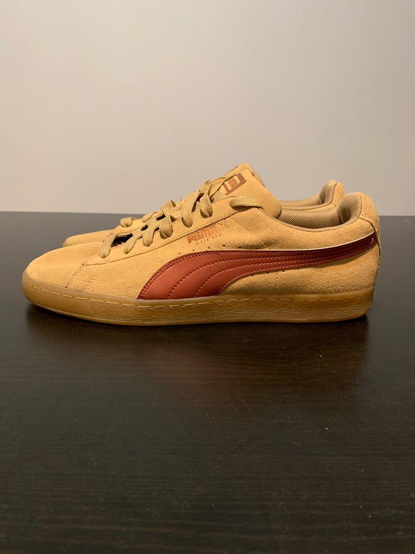 Puma suede tan online