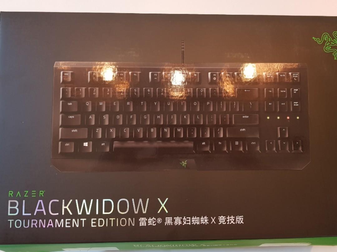 Razer Blackwidow X Tournament Gaming Keyboard Electronics Computer Parts Accessories On Carousell