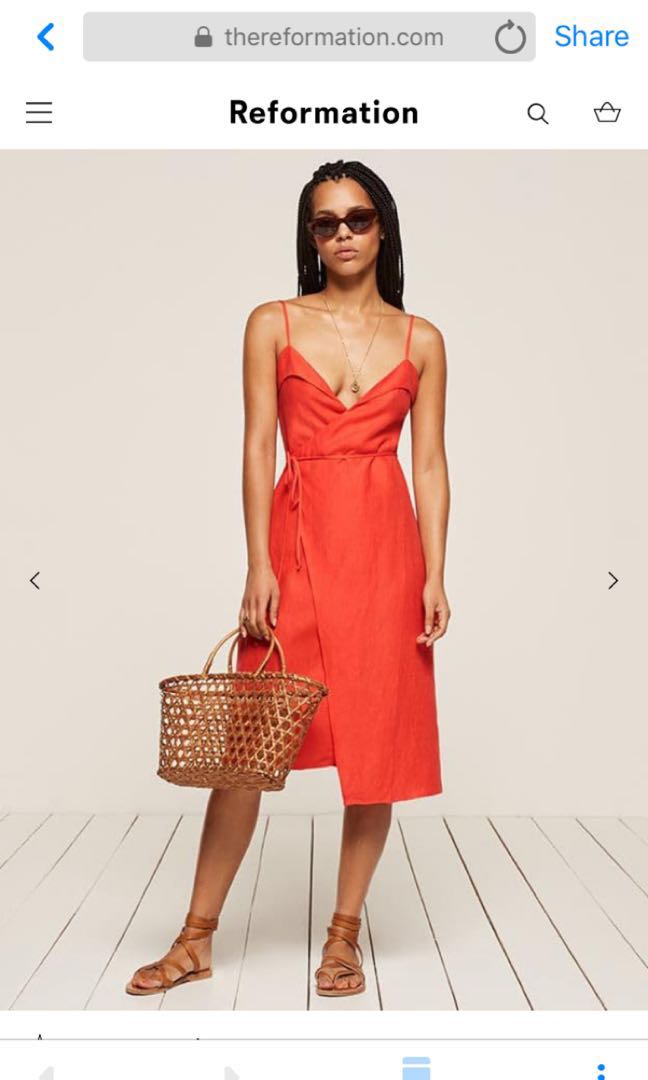 reformation cruz dress