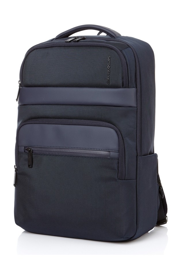 SAMSONITE BACKPACK BAG NAVY BLUE (ALMOST NEW W WARRANTY), Men's Fashion, Bags, Backpacks on