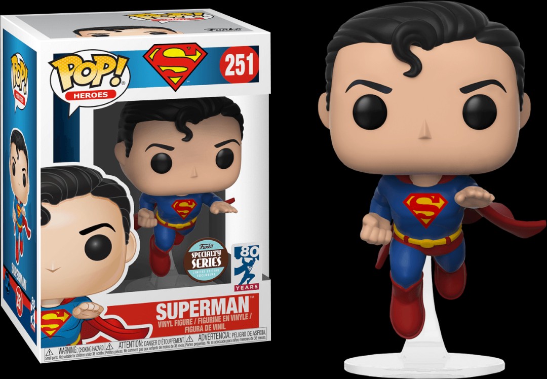 superman 80th anniversary funko pop