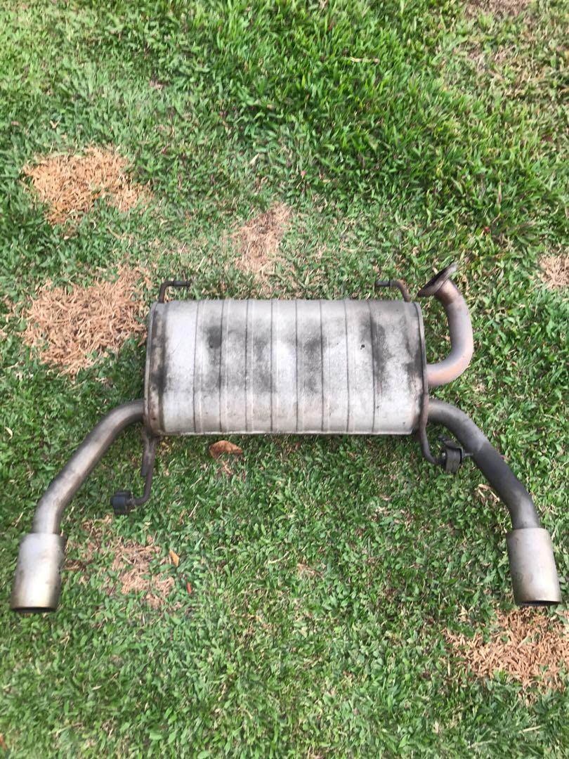 Suzuki swift Sport Stock exhaust, Car Accessories, Accessories on Carousell