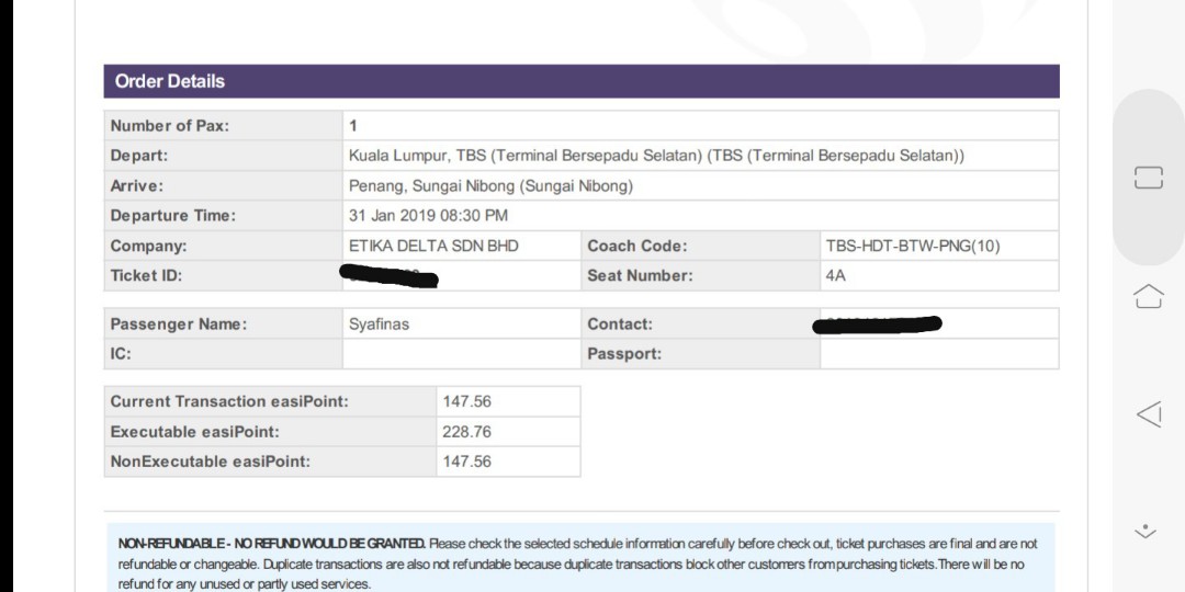 Tiket Bas Tbs Ke Penang Tickets Vouchers Attractions Tickets On Carousell