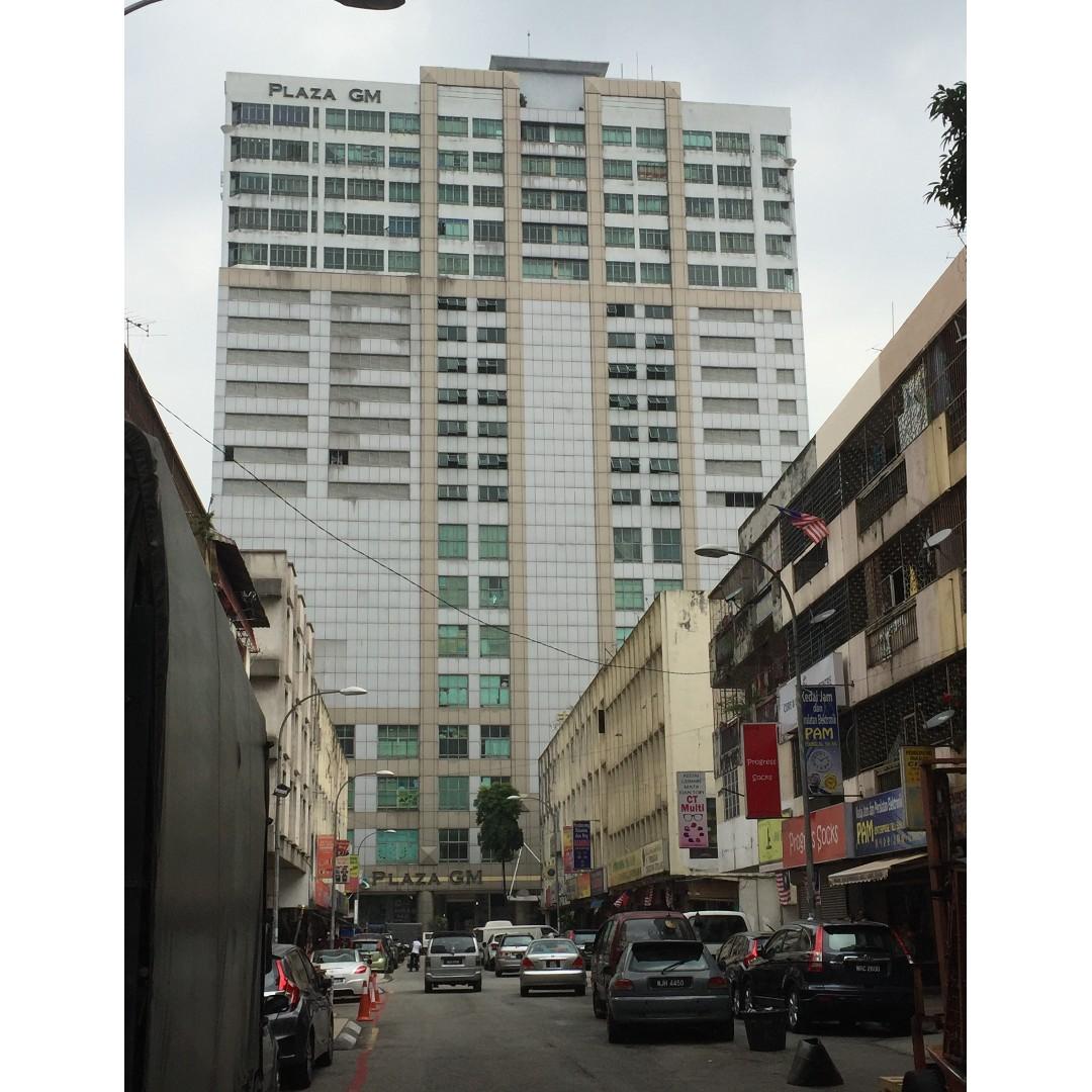 TO LET CORNER RETAIL SHOP, GROUND FLOOR, PLAZA GM, CHOW KIT, 400sf