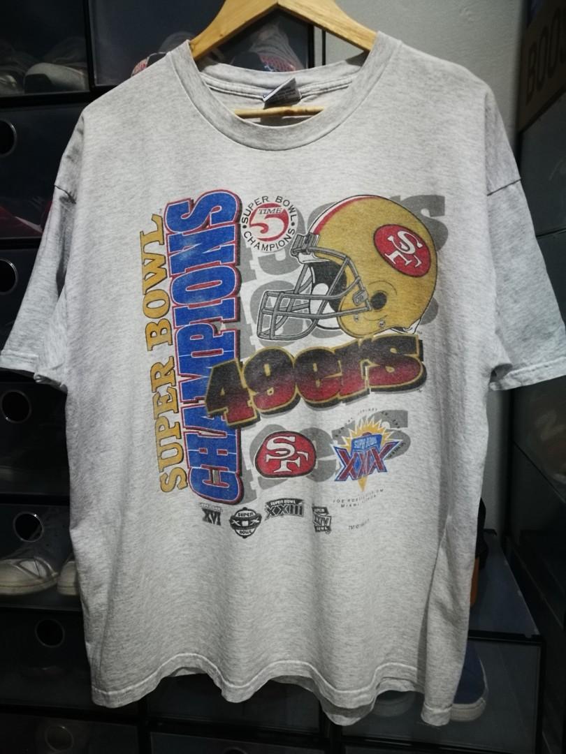 Vintage 49ers Super Bowl Shirt, Men's Fashion, Tops & Sets