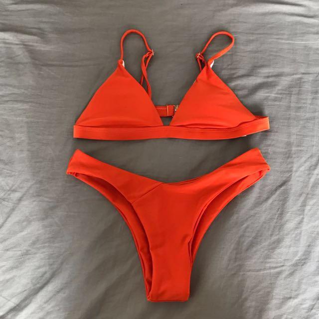Zaful Bikini Orange Women s Fashion Swimwear Bikinis