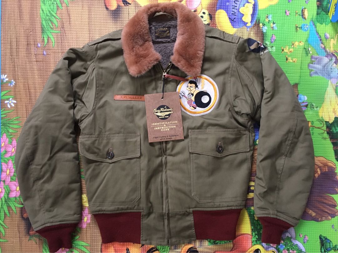 絕版BUZZ RICKSON'S B-10 FLIGHT JACKET SZ:38 Real Toys Mccoy, 男裝