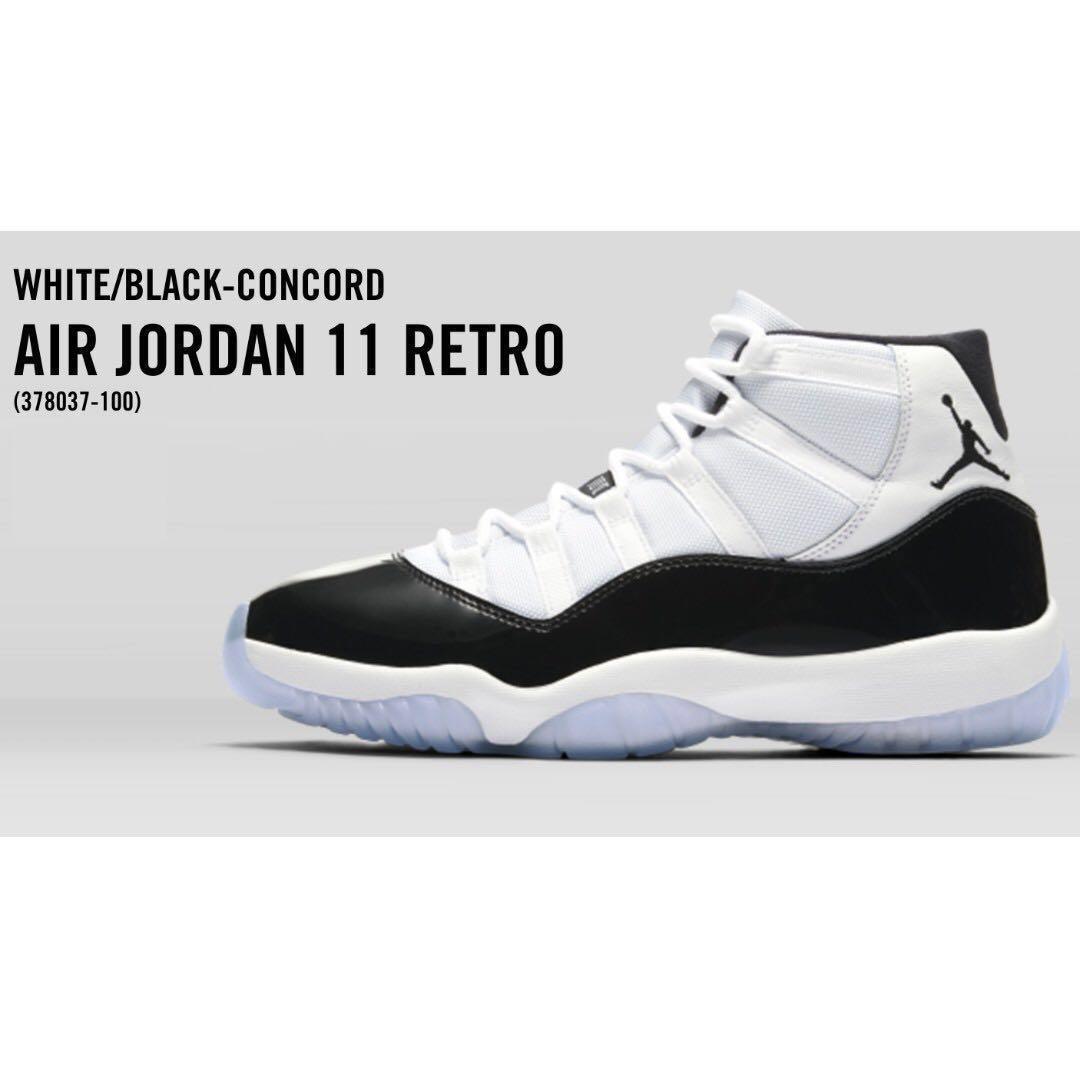 Jordan 11 concord nike store clearance