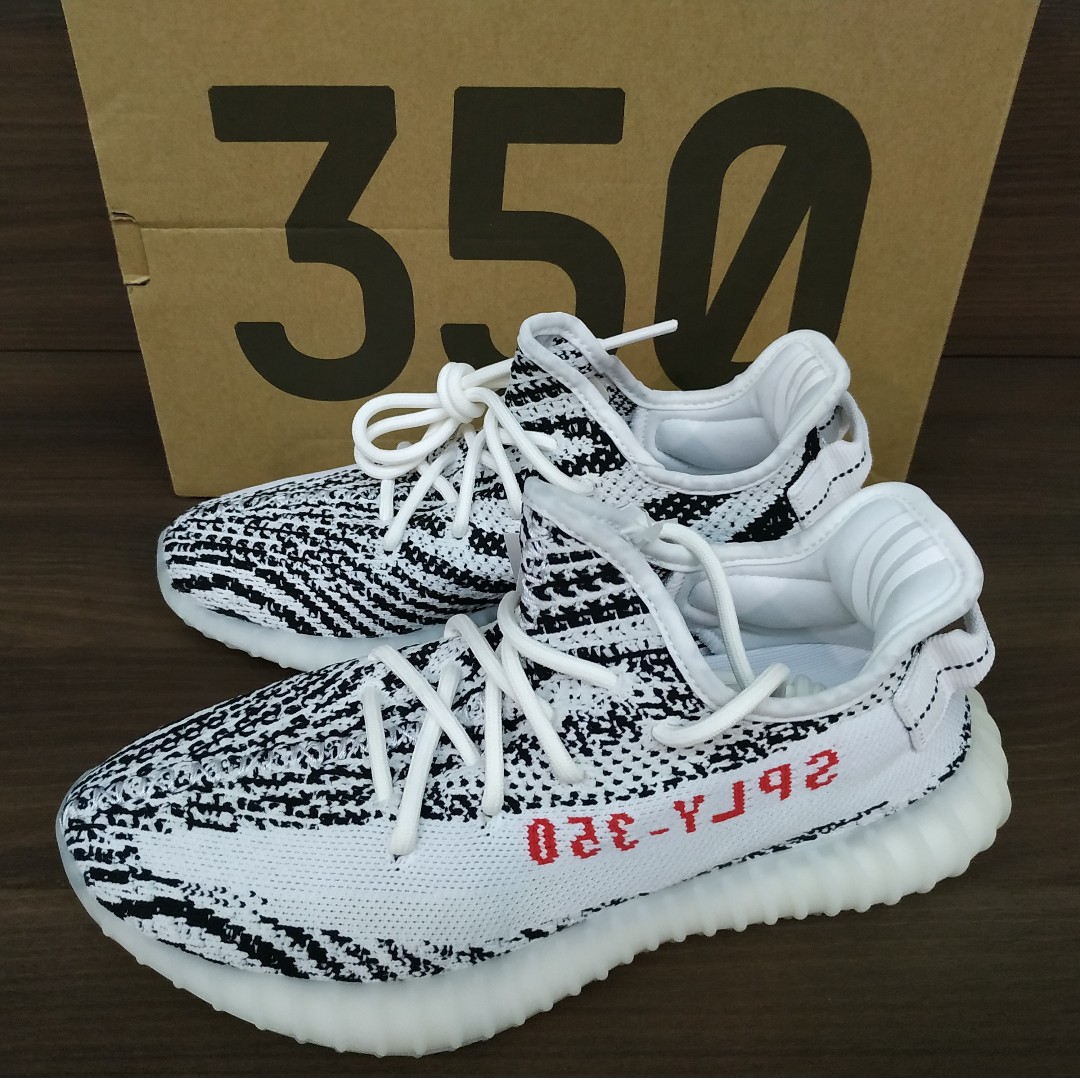 Adidas Yeezy Boost 350 V2 Zebra, Men's Fashion, Footwear, Sneakers on  Carousell
