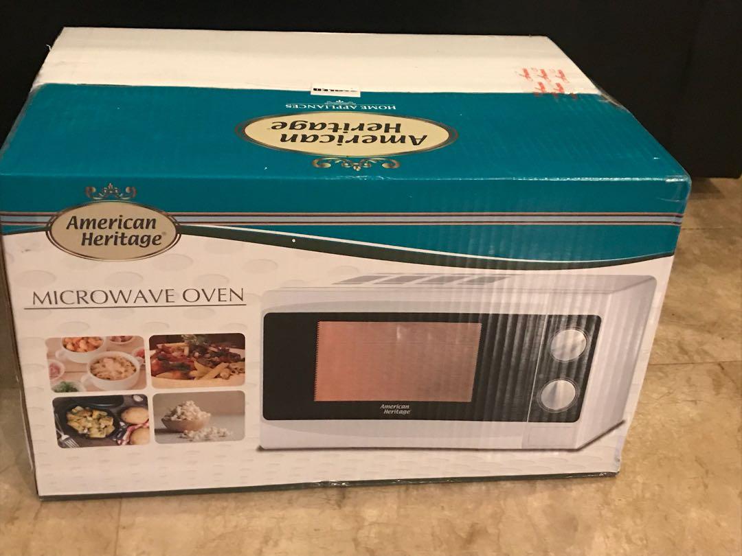American Heritage Microwave Oven Home Furniture Home Appliances Cooking And Ovens On Carousell