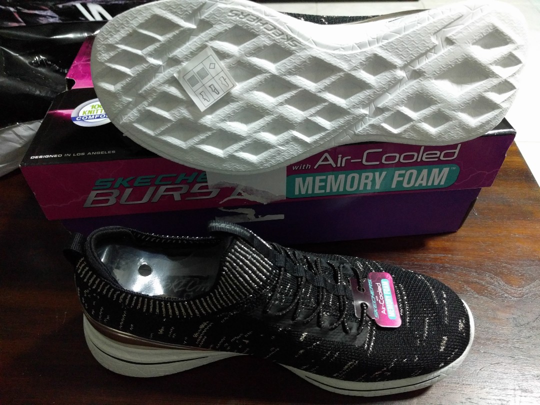 Authentic Sketchers Sports Womens Burts 2 0 Women Running Shoes Us 7 Eu 37 Women S Fashion Shoes Sneakers On Carousell